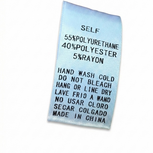 Metallic Silver Distressed Faux Leather Double Breasted Belted Trench Coat - Picture 6 of 6